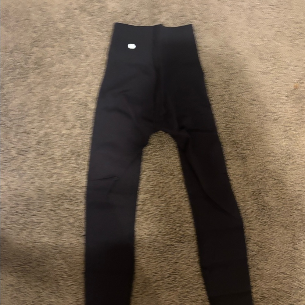 Black Lululemon glow up High-Waist Leggings